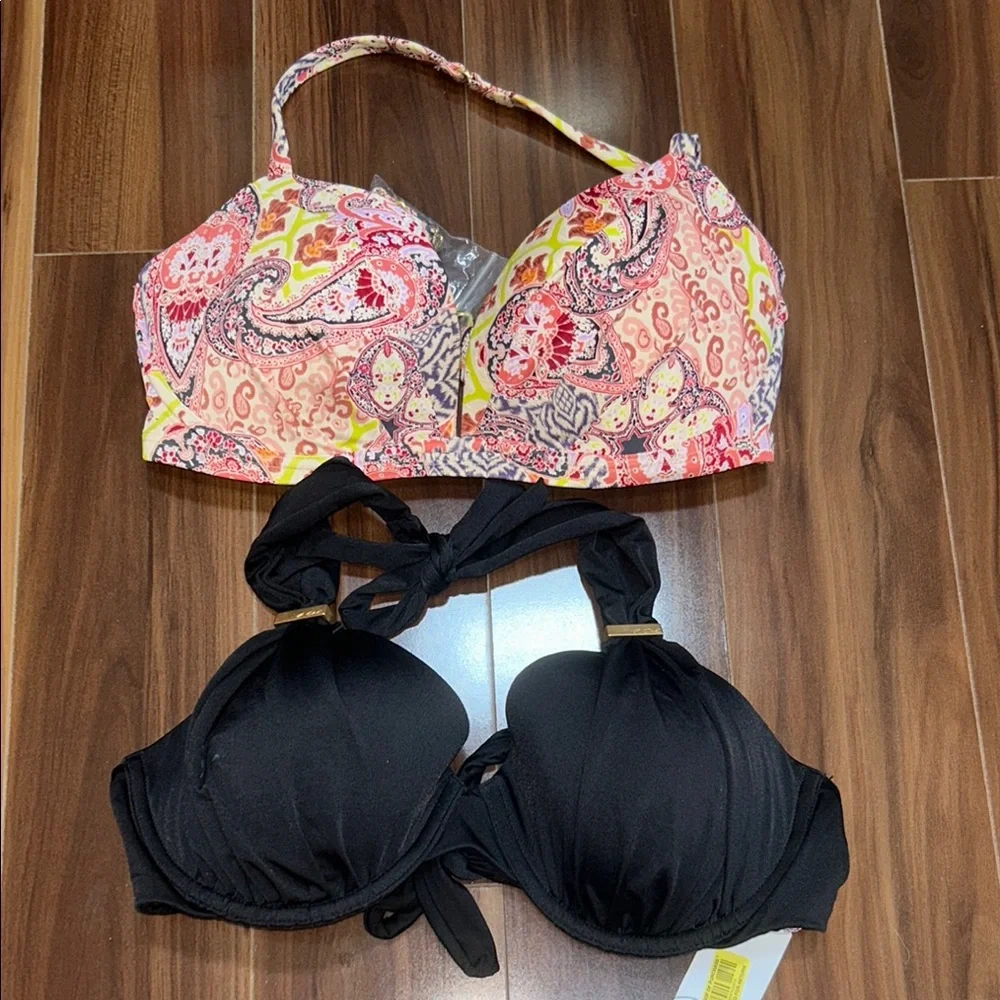 34DD Victoria’s Secret & a. Che bikini swim top set underwire - Picture 1 of 3